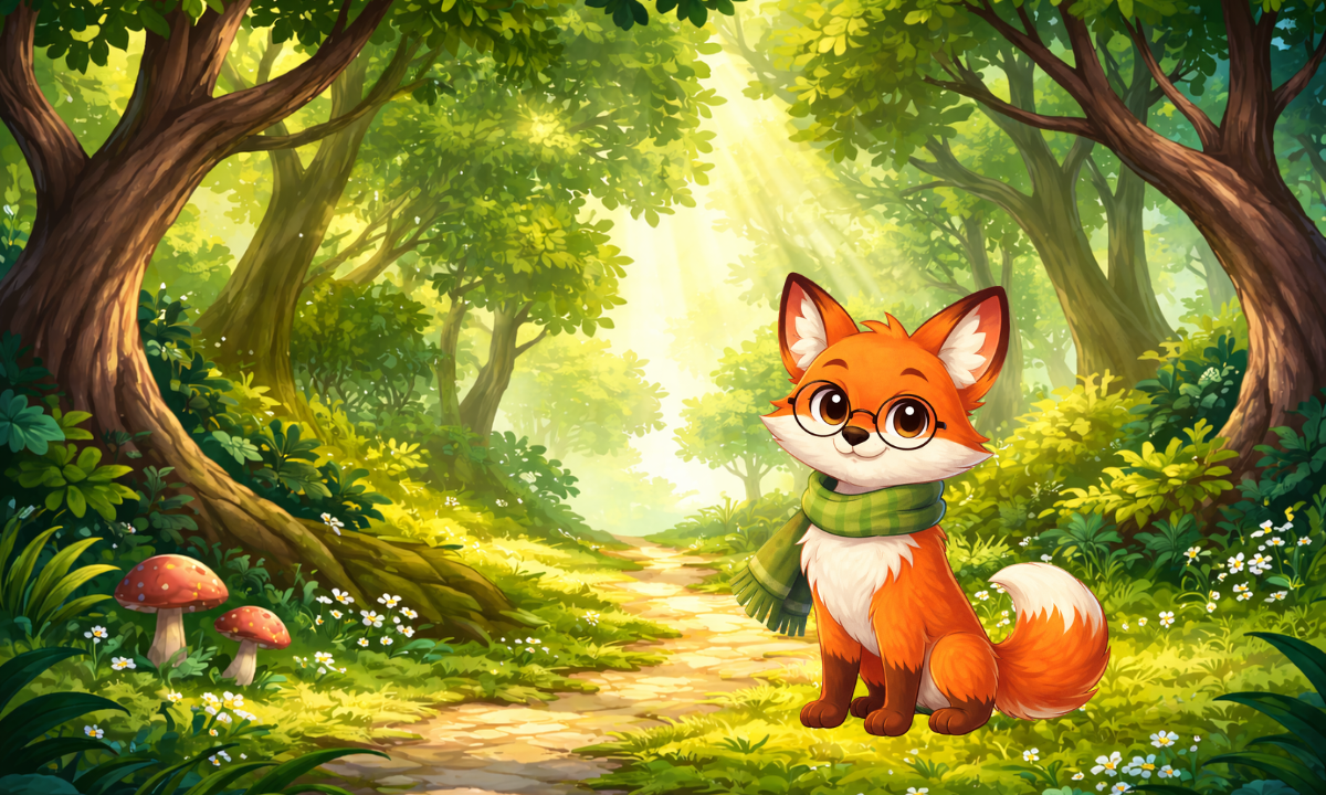 Luma, the little fox, discovers the forest of numbers – stories that invite children to learn and dream.