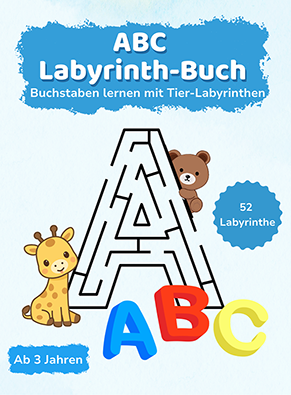 ABC Labyrinth Buch für Kinder ab 3 Jahren