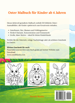 Oster Malbuch für Kinder ab 4 Jahren